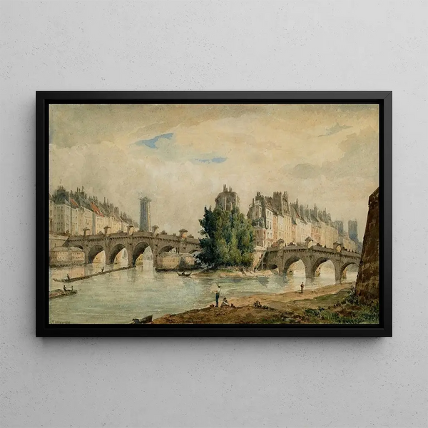 Le Pont-Neuf - Louis-Martial-Thodat Masson — framed artwork on a wall