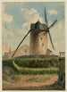 Moulin rue Girardon Montmartre en 1847 18e arrondissement Paris - Louis-Martial-Thodat Masson — artwork view
