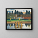 Le parc de Versailles - Louis-Mathieu Verdilhan — framed artwork on a wall