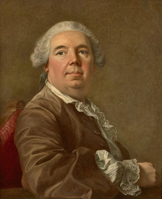 LouisMichel Van Loo - Portrait de Franois Louis Colins 1699 1760 charg de lentretien des tableaux du roi.webp