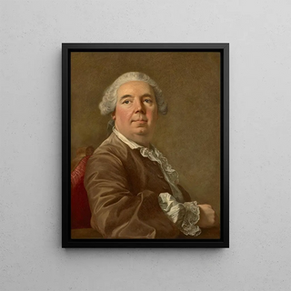 LouisMichel Van Loo - Portrait de Franois Louis Colins 1699 1760 charg de lentretien des tableaux du roi.webp