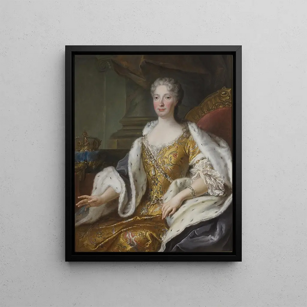 Princess Unknown Painting - Louis-Michel Van Loo — framed artwork on a wall