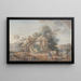 Le Petit Trianon Versailles - Louis-Nicolas van Blarenberghe — framed artwork on a wall
