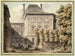View of the façade doubling Le Vau's façade at the Louvre and the Infante's garden - Louis-Pierre Baltard — artwork view