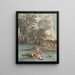 The Torrent and the River The Torrent and the River - Louis-Simon Lempereur — framed artwork on a wall