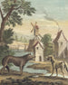 The Wolf And The Thin Dog - Louis-Simon Lempereur — artwork view