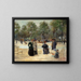 Aux Champs-Élysées - Louis Abel-Truchet — framed artwork on a wall