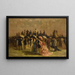 Elegant Women at the Races - Louis Abel-Truchet — framed artwork on a wall