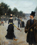 Les élégants se promènent à Paris - Louis Abel-Truchet — artwork view