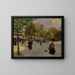 Le boulevard de Clichy - Louis Abel-Truchet — framed artwork on a wall
