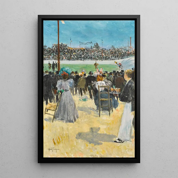 The Velodrome - Louis Abel-Truchet — framed artwork on a wall