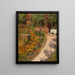 Pergola, flowering garden - Louis Abel - Truchet — framed artwork on a wall