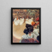 Quadrille at the Bal Tabarin - Louis Abel-Truchet — framed artwork on a wall