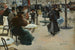 Street scene also called Café terrace - Louis Abel-Truchet — artwork view