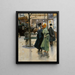 on the Boulevards - Louis Abel-Truchet — framed artwork on a wall