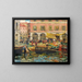 The Vegetable Market in Venice - Louis Abel-Truchet — framed artwork on a wall