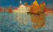 Ships in front of San Giorgio Maggiore, Venice - Louis Abel-Truchet — artwork view