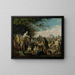 Discours sur une souche - Louis Adolphe Gautier — framed artwork on a wall