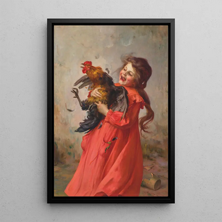 Pris - Louis Adolphe Tessier — framed artwork on a wall