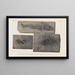 Recherches sur les poissons fossiles, Pl. 046 - Louis Agassiz — framed artwork on a wall