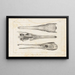 Recherches sur les poissons fossiles Pl105 - Louis Agassiz — framed artwork on a wall