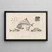 Recherches sur les poissons fossiles Pl109 - Louis Agassiz — framed artwork on a wall