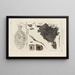 Recherches sur les poissons fossiles Pl160 - Louis Agassiz — framed artwork on a wall
