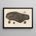 Recherches sur les poissons fossiles Pl. 178 - Louis Agassiz — framed artwork on a wall