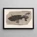 Recherches sur les poissons fossiles Pl219 - Louis Agassiz — framed artwork on a wall