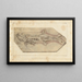 Recherches sur les poissons fossiles Pl225 - Louis Agassiz — framed artwork on a wall