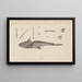 Recherches sur les poissons fossiles Pl255 - Louis Agassiz — framed artwork on a wall