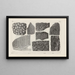 Recherches sur les poissons fossiles Pl272 - Louis Agassiz — framed artwork on a wall