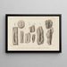 Recherches sur les poissons fossiles Pl280 - Louis Agassiz — framed artwork on a wall