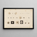 Recherches sur les poissons fossiles Pl307 - Louis Agassiz — framed artwork on a wall