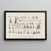 Recherches sur les poissons fossiles Pl321 - Louis Agassiz — framed artwork on a wall