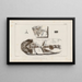 Recherches sur les poissons fossiles Pl322 - Louis Agassiz — framed artwork on a wall