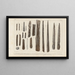 Recherches sur les poissons fossiles Pl333 - Louis Agassiz — framed artwork on a wall