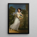 Portrait of Lucie Isabey Madame Collon - Louis André Gabriel Bouchet — framed artwork on a wall
