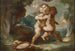 Love Winged Fairy Playing with Young Faun - Louis Anquetin — artwork view