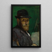 Self-portrait at the easel - Louis Anquetin — framed artwork on a wall