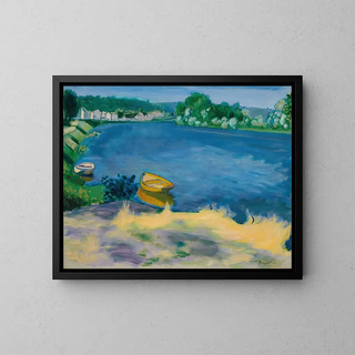 Bords de Seine - Louis Anquetin — framed artwork on a wall