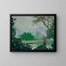 Garden near Etretat - Louis Anquetin — framed artwork on a wall