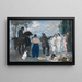 Le déjeuner à Bourgueil - Louis Anquetin — framed artwork on a wall