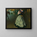 Femme aux Champs-Élysées la nuit - Louis Anquetin — framed artwork on a wall