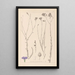 Herbier de la flore française Pl0017 - Louis Antoine Cusin — framed artwork on a wall