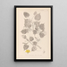 Herbier de la flore française Pl0026 - Louis Antoine Cusin — framed artwork on a wall