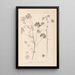 Herbier de la flore française Pl0044 - Louis Antoine Cusin — framed artwork on a wall