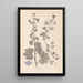 Herbier de la flore française Pl0045 - Louis Antoine Cusin — framed artwork on a wall