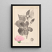 Herbier de la flore française Pl0055 - Louis Antoine Cusin — framed artwork on a wall