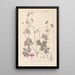 Herbier de la flore française Pl0064 - Louis Antoine Cusin — framed artwork on a wall